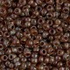 Miyuki rocailles Perlen 8/0 - Picasso transparent light smoky topaz 8-4505